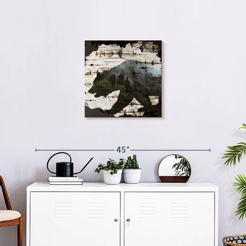 Brampt Birch Forest Bear, 20" H x 20" W