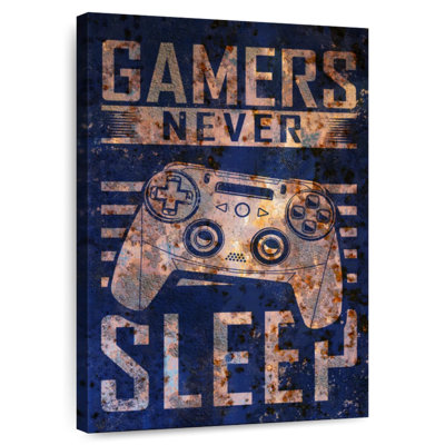 Senne Gamers Never Sleep, typographie