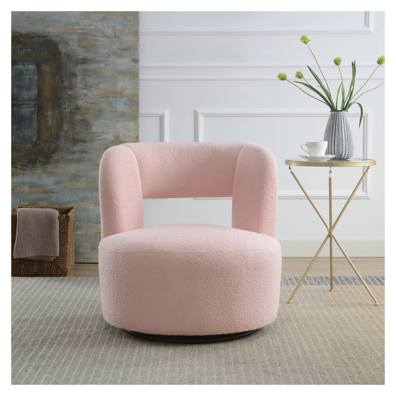 Fauteuil demi-tonneau pivotant Teddy