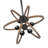 Geometric Kitchen Island Lighting 6 Lights Farmhouse Chandelier for Dining Room Pool Table Rustic
