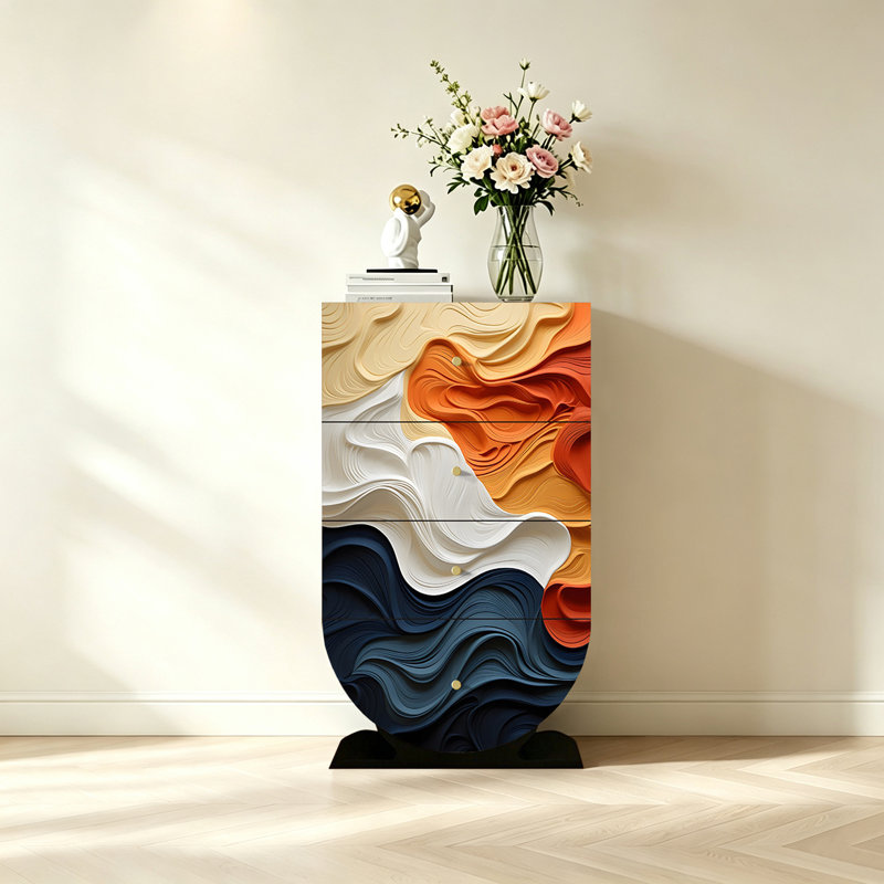 meuble de rangement décoratif rétro français