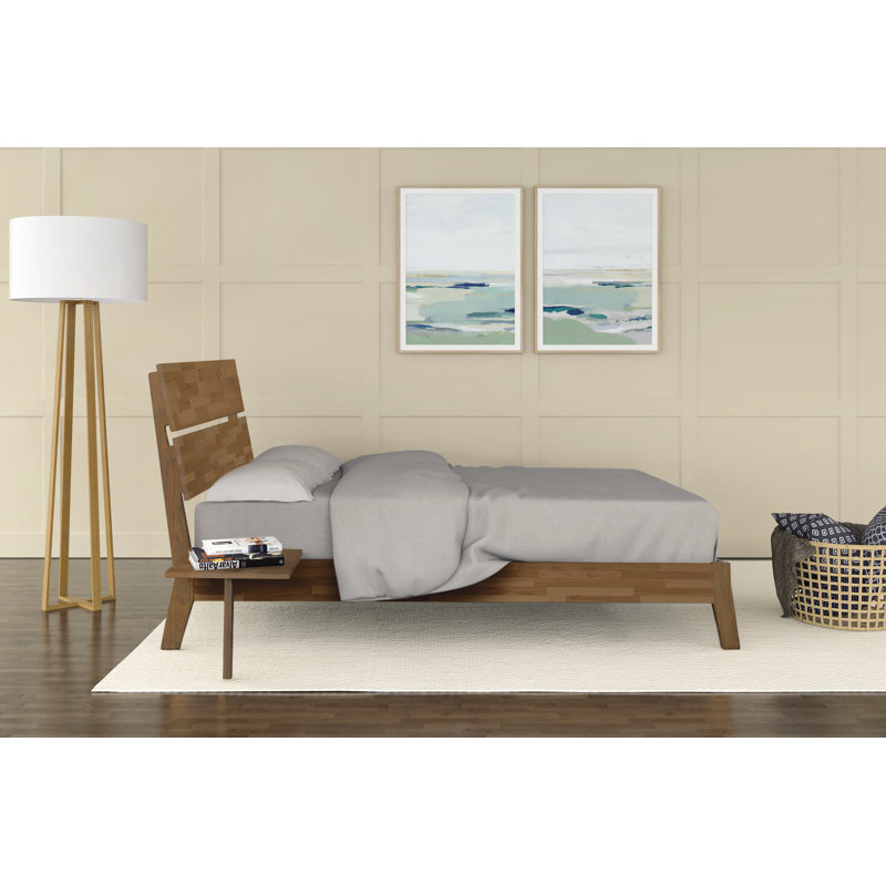 Linn Bed, Natural Oak, Full