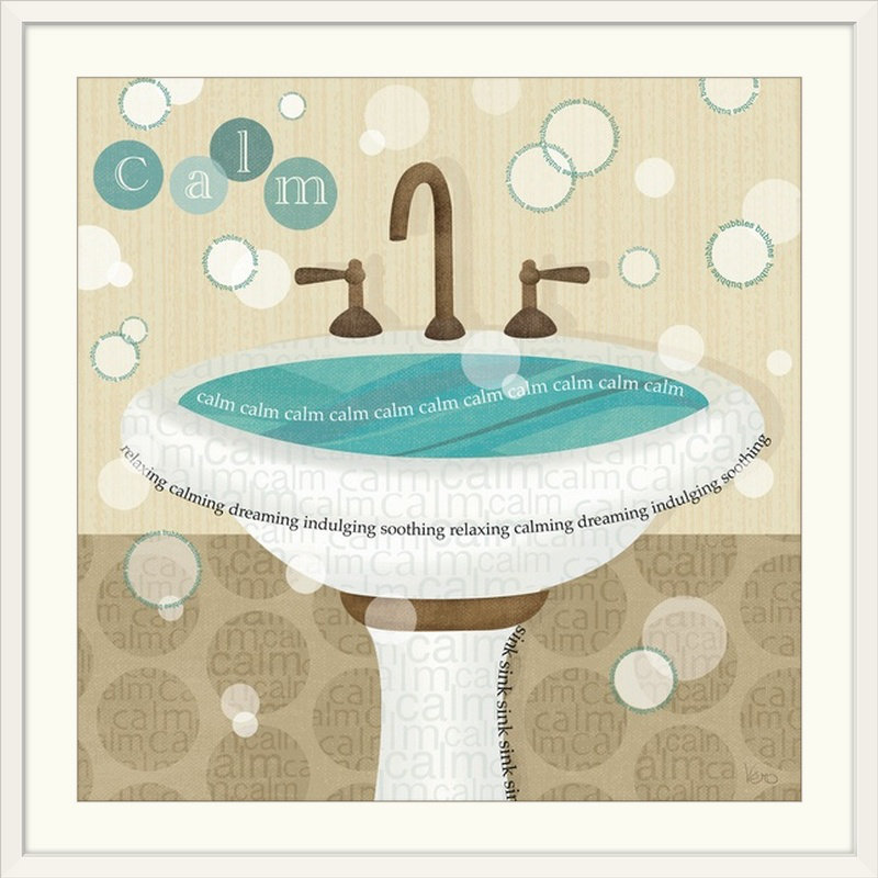 « i » par veronique charron, impression Dancing Bubbles, H 30 po x l 30 po x P 1,5 po, Toile