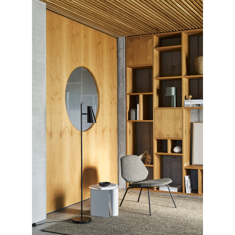 Cono Floor Lamp, Black, Black