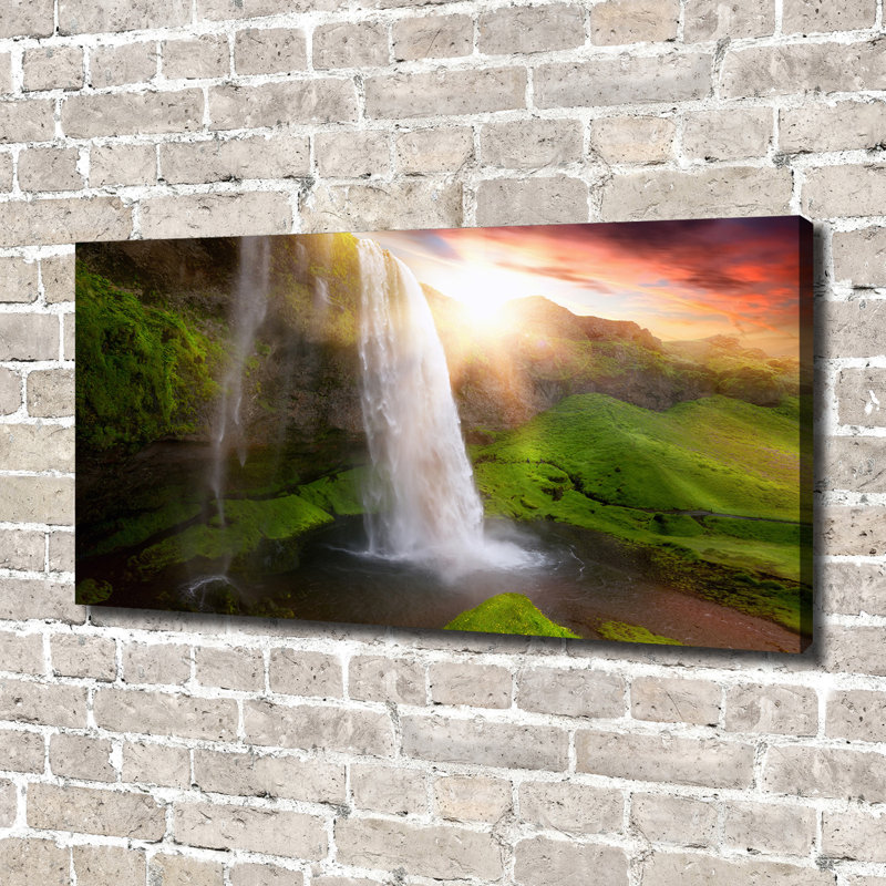 Waterfall - Wrapped Canvas Print