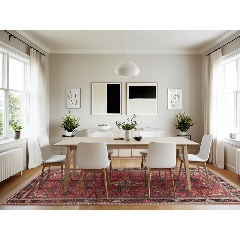 Oriental Indoor Rug, Rectangle 7' x 10'