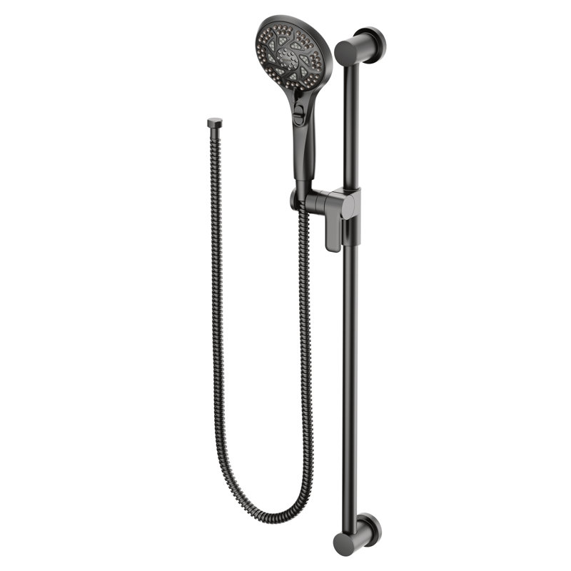 Massaging Multi Function Handheld Shower Head, Matte Black