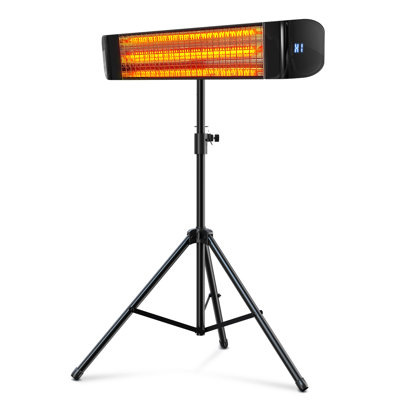 Aluminum and Steel Electric Standing Patio Heater