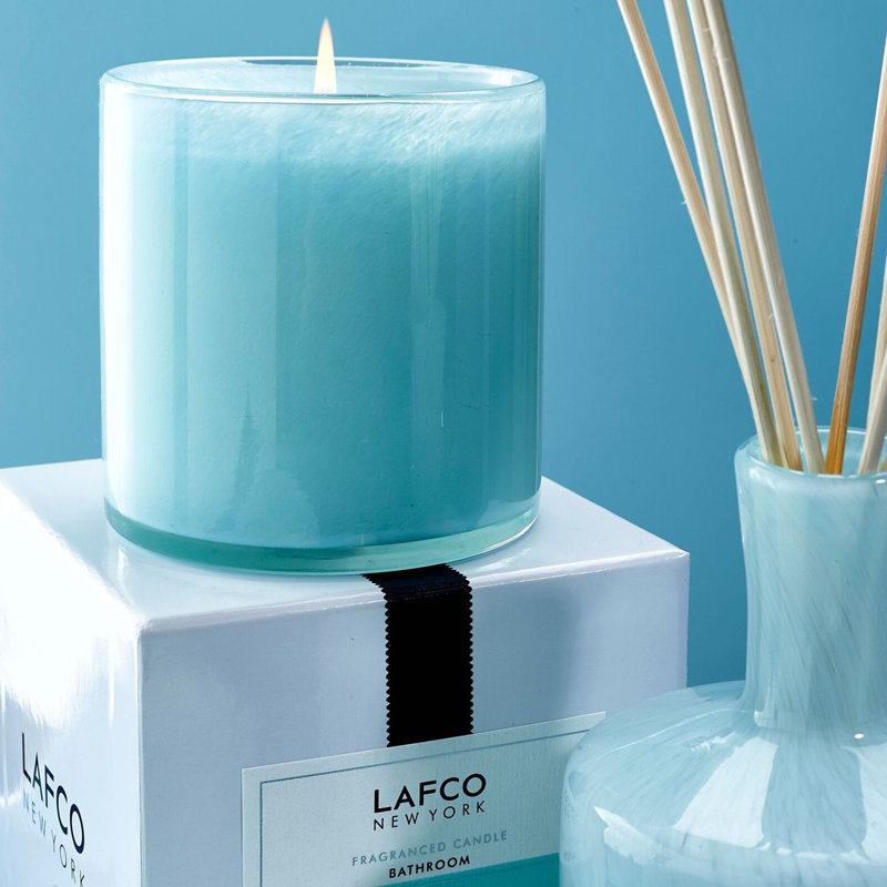Marine Scented Jar Candle, 3" H x 3" W x 3" D