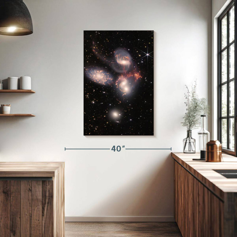 Oberle James Webb, Stephan's Quintet, H 39 po x l 26 po