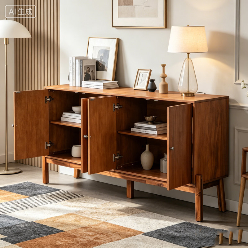 Sideboard Buffet Cabinet, Brown