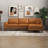 Peterson 97" Wide Genuine Leather Sofa & Chaise-115872283
