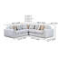 Canapé modulaire 107 po
