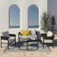 Alexandria 5 Piece Outdoor Seating Group with Cushions