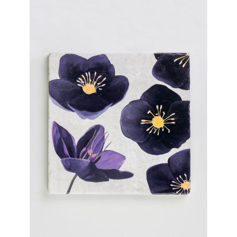 Trivet: ellébore noir sur neige