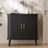 31.5'' Modern Sideboard Buffet Cabinet With Sliding Tambour Doors, Adjustable Shelves And Storage For Office, Bedroom Storage Cabinet, Hallway Storage Cabinet, Console Storage Cabinet-889011669