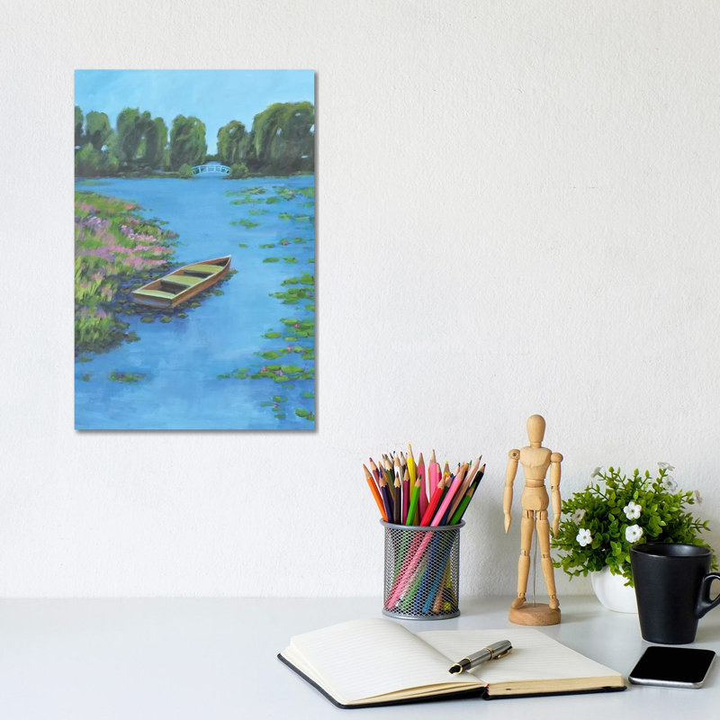 Boat Pond by Allayn Stevens - Wrapped Canvas Gallery-Wrapped Canvas Giclée, 20.32 cm H x 30.48 cm W