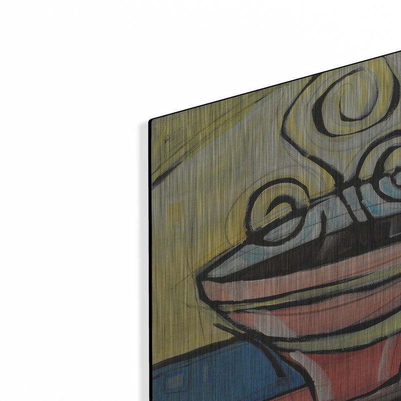 «Coffee Cup 4» par Tim Nyberg, art mural en métal, H 12 po x l 12 po