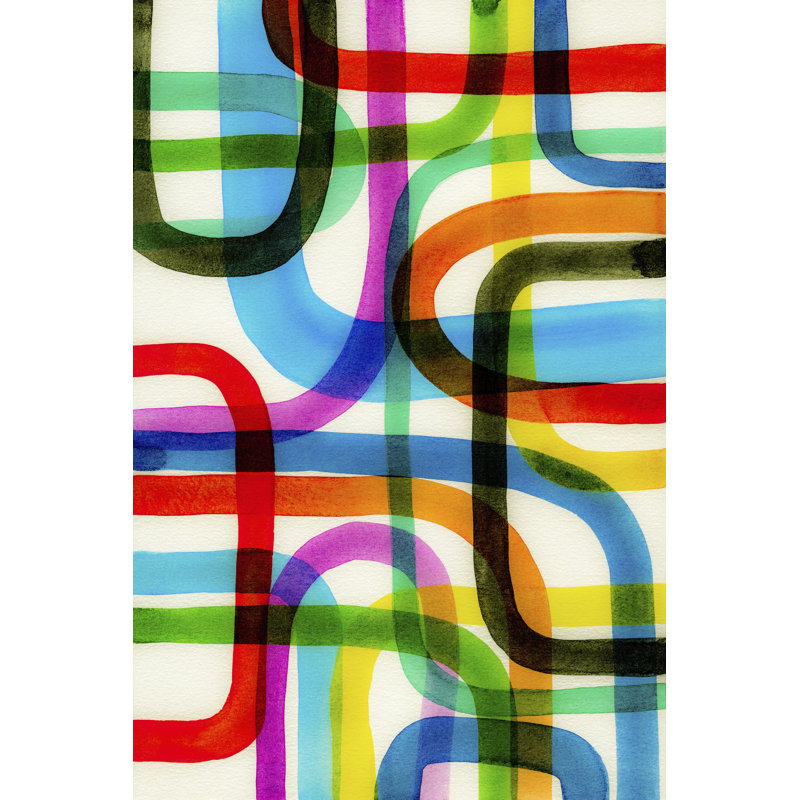 Overlapping I by Nikki Galapon - Wrapped Canvas Art Prints, 91cm H x 61cm W x 3.8cm D