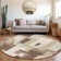 Premium Machine Washable Prisco Brown Rug