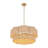 23.2" 6-Light Scalloped Rope Drum Chandelier-1664452976-1664452983