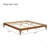 12 Inch King Size Solid Dry Bamboo Wood Platform Bed Frame, With Wood Slat Support, No Box Spring Needed, Easy Assembly-1112210030-1112210028