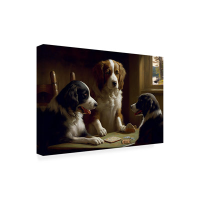Art sur toile Sasha Dogs II