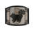 Jaiya Steel Flush Mounted Sconce