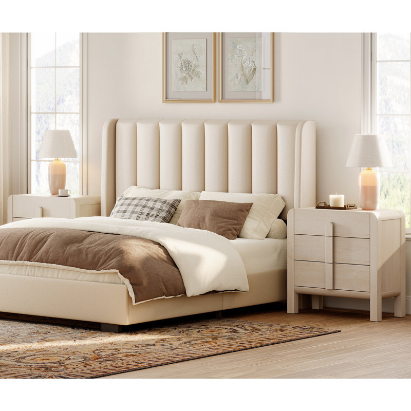 Table de chevet Adora, Beige