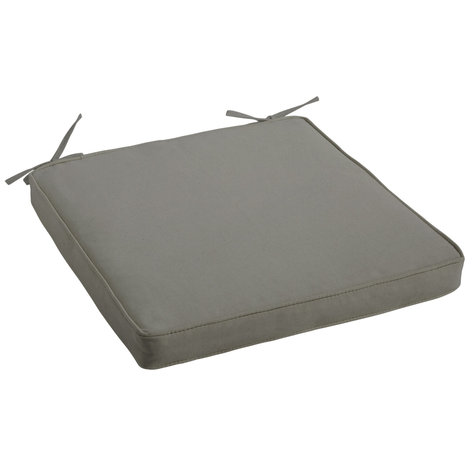 Sunbrella Outdoor Dining Chair Cushion, Canvas Charcoal Sunbrella® Canvas