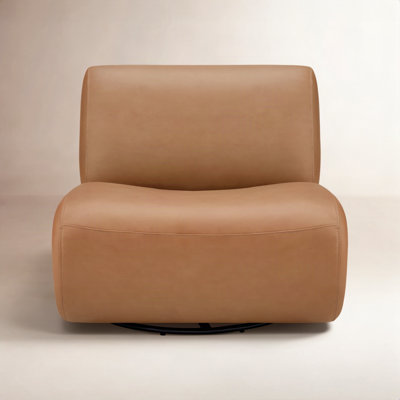 Nita 33'' Swivel Upholstered Accent Chair