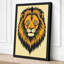 Noble Lion Rustic - Wrapped Canvas-1610108693-1610108694
