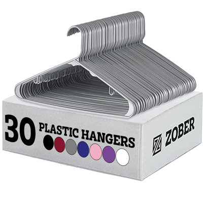 Cintre en plastique antidérapant pour accessoires