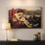 Evelyn De Morgan "The Angel with the Serpent" - Art mural de qualité musée sur toile tendue-2133525595