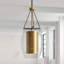 Luminaire suspendu ovale à 1 lumière en laiton chaud / bronze-2073700291