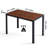 Metal Base Dining Table