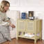 Table de chevet 2 portes Rattan-123043767