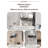 Schaal Metal Freestanding 5 - Hook Wall Mounted Coat Rack-1578050641