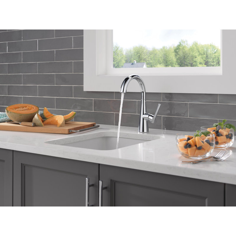 Single Hole Bar Sink Faucet, Wet Bar Faucets, Prep Sink Faucet, Chrome