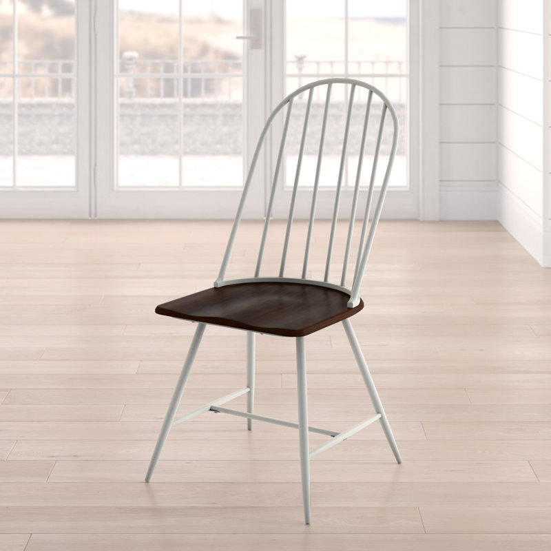 Savannah 17'' H Side Chair, Brown/White