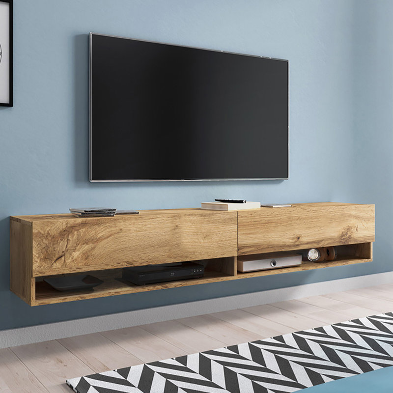 Amoretta TV Stand, 30cmH x 180cmL x 32.5cmW, Dark Oak