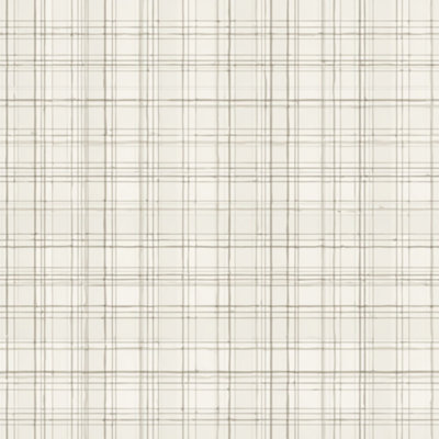 Peel and Stick Wallpaper Beige Cream Plaid checkered Delicate Subtle Fabric Look Contact Paper Removable Self Adhesive Wall Mural Wall Decor for Bedroom Kitchen Cabinets 17.7in x 118in