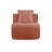 Armless Sofa Velvet- Red