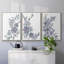 Periwinkle Patch I, reproduction encadrée sur toile 3 pièces-91887717-91887716