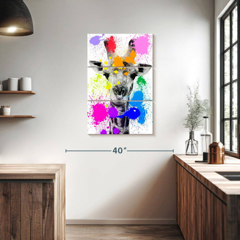 Brampt Safari Splash Giraffe, 38" H x 24" W