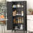 Metal Storage Cabinet, Kitchen Pantry Cabinet With Adjustable Shelves For Kitchen, Living Room, Dining Room And Office-875484425