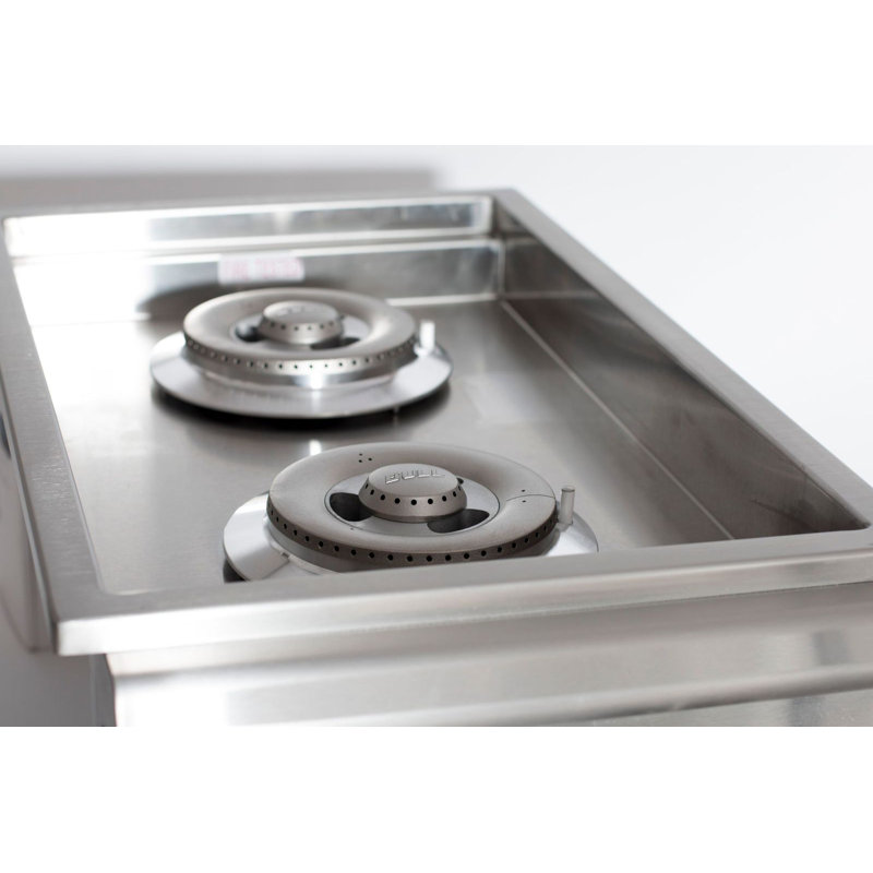 Brûleur double encastré Bull Outdoor Products - Propane liquide, Gaz propane