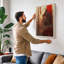 Buddha in Contemplation Japandi - Wrapped Canvas-1905384209-1905384211