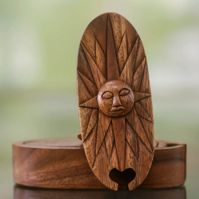 Boîte décorative en bois Firdaws Sun