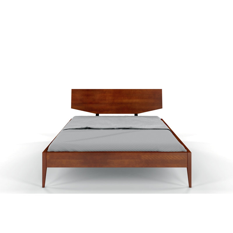 Desinor Solid Wood Bed, Walnut, Super King (6')